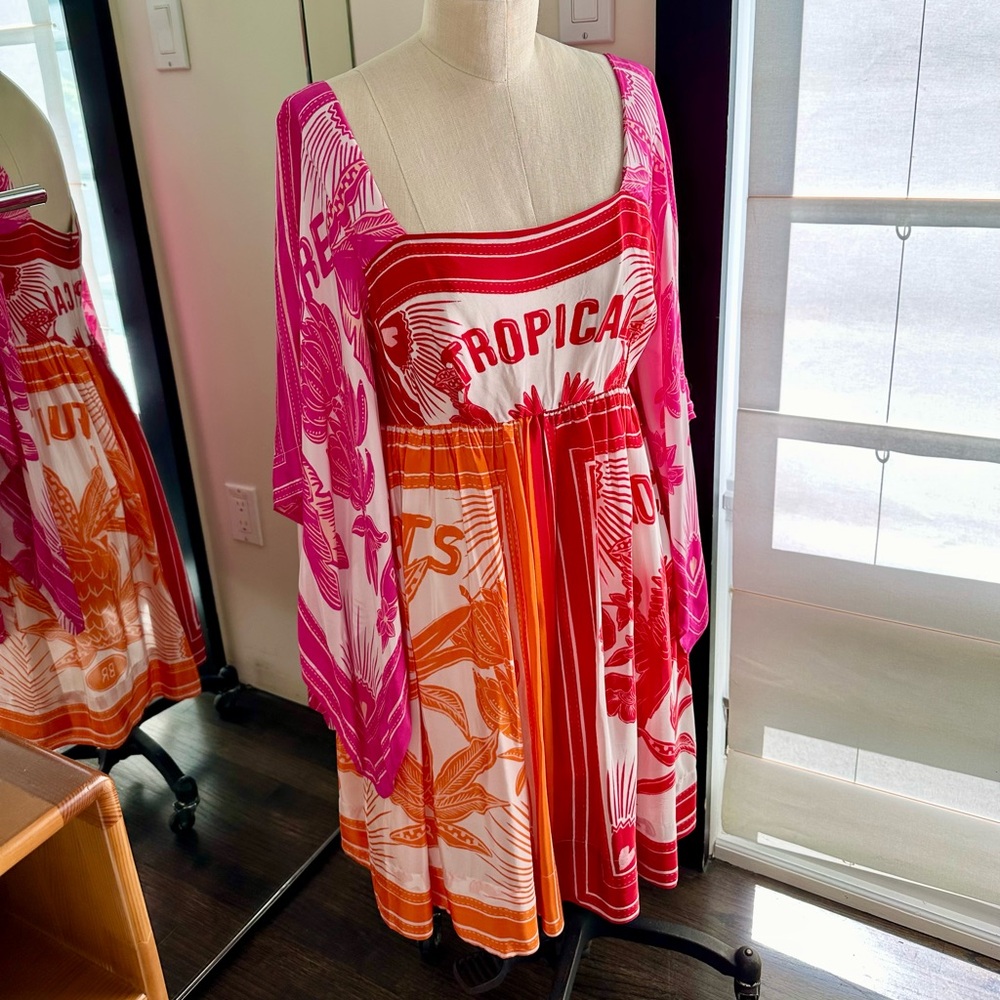NWT Farm Rio Patchwork Mini Sz M - Picture 5 of 14